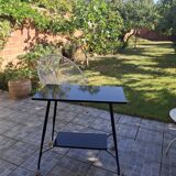 Vintage rolling dessert trolley