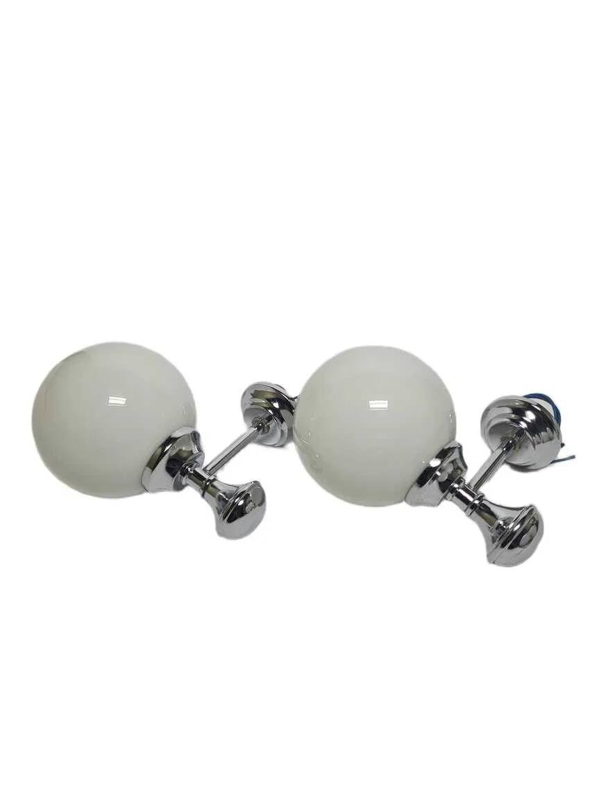 BTJ pair of wall lamps in Art Deco style