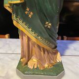 Large polychrome plaster statue of Jesus Christ