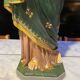 Large polychrome plaster statue of Jesus Christ