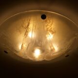 Brass and Murano ceiling light, 1970's.