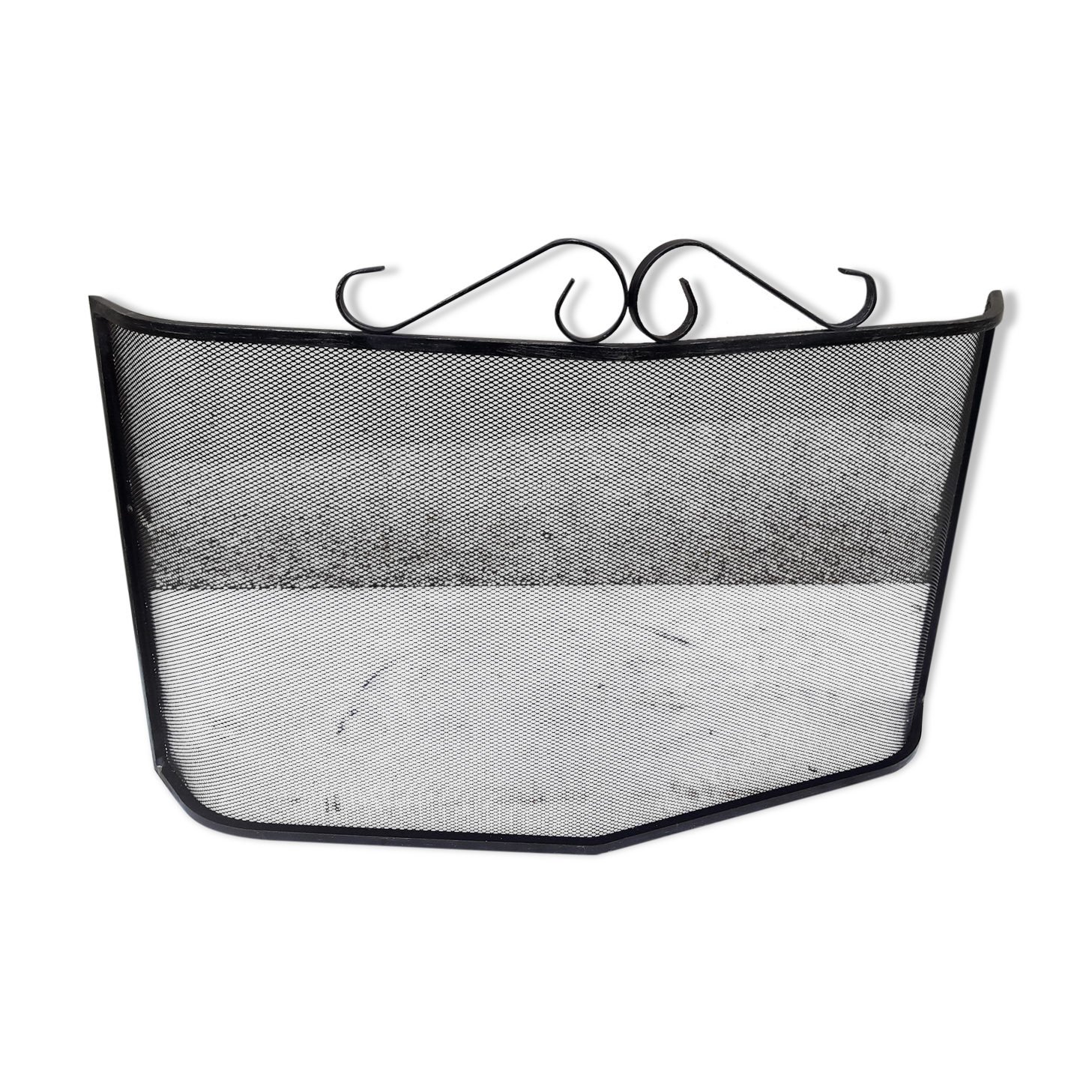 Pare feu en fer forgé grillagé L 70 cm H 46 cm