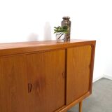 Mid Century Deens teak hoog dressoir