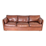 Roche Bobois 3-seater leather sofa