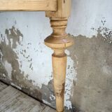 Blonde walnut desk and pine top 1900