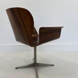 Mid-Century Plywood Focus Chair by A. Belokopytoff for Westnofa