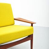 Danish Teak armchair by Glostrup, 1950s