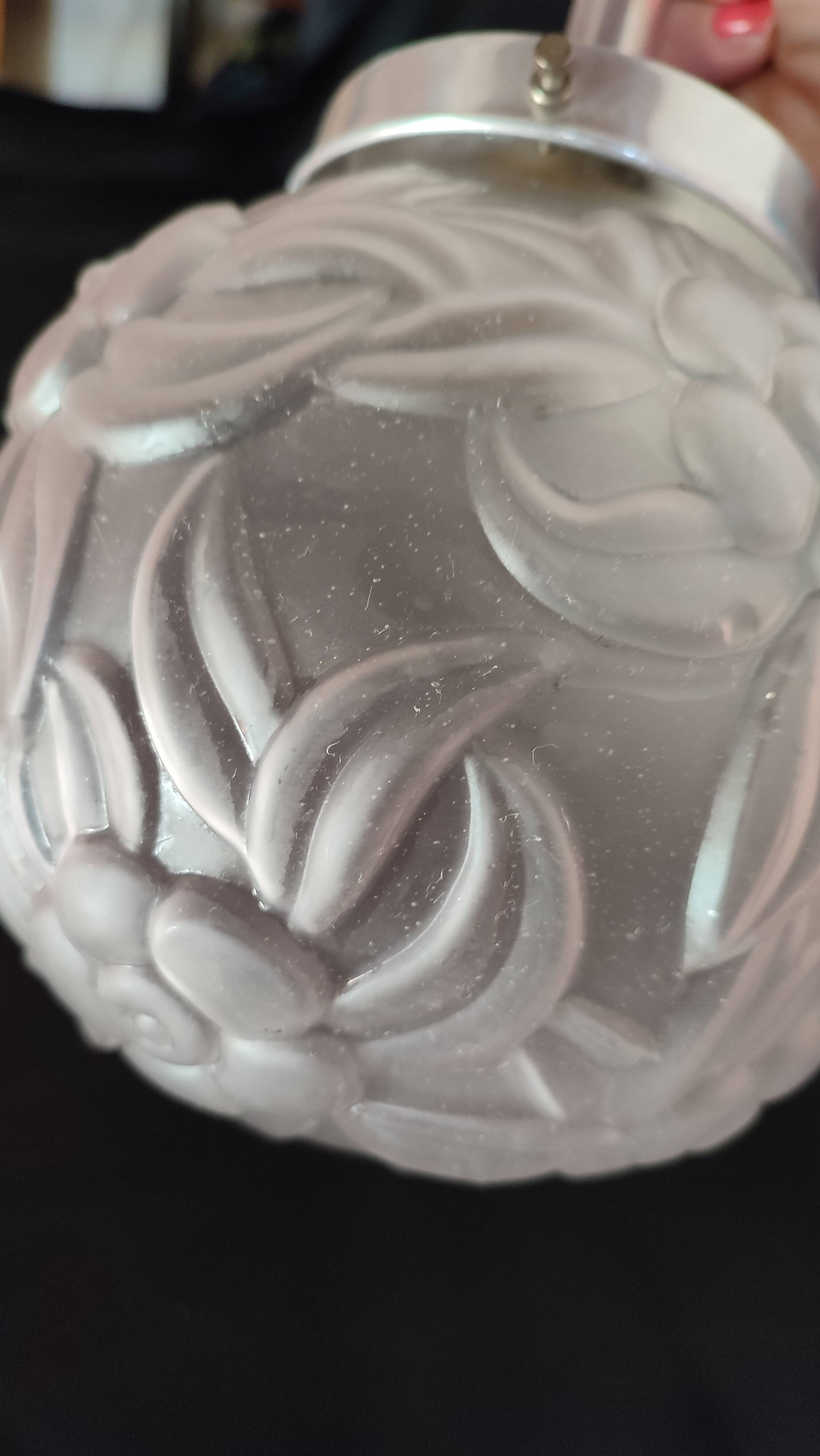 Art Deco ball pendant light