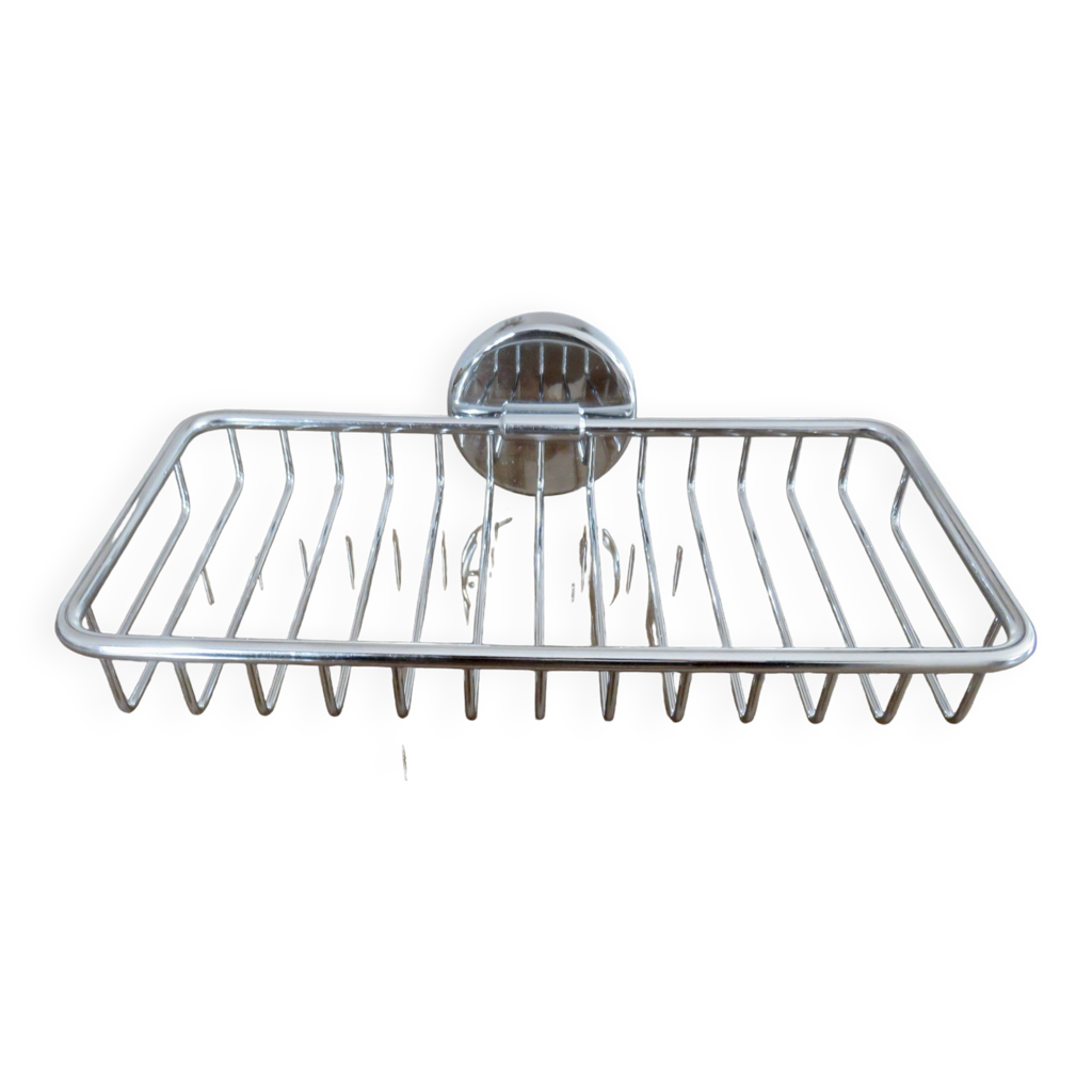 Porte-savon Ancien En Métal Argenté, Forme Coquillage, Avec Poinçon