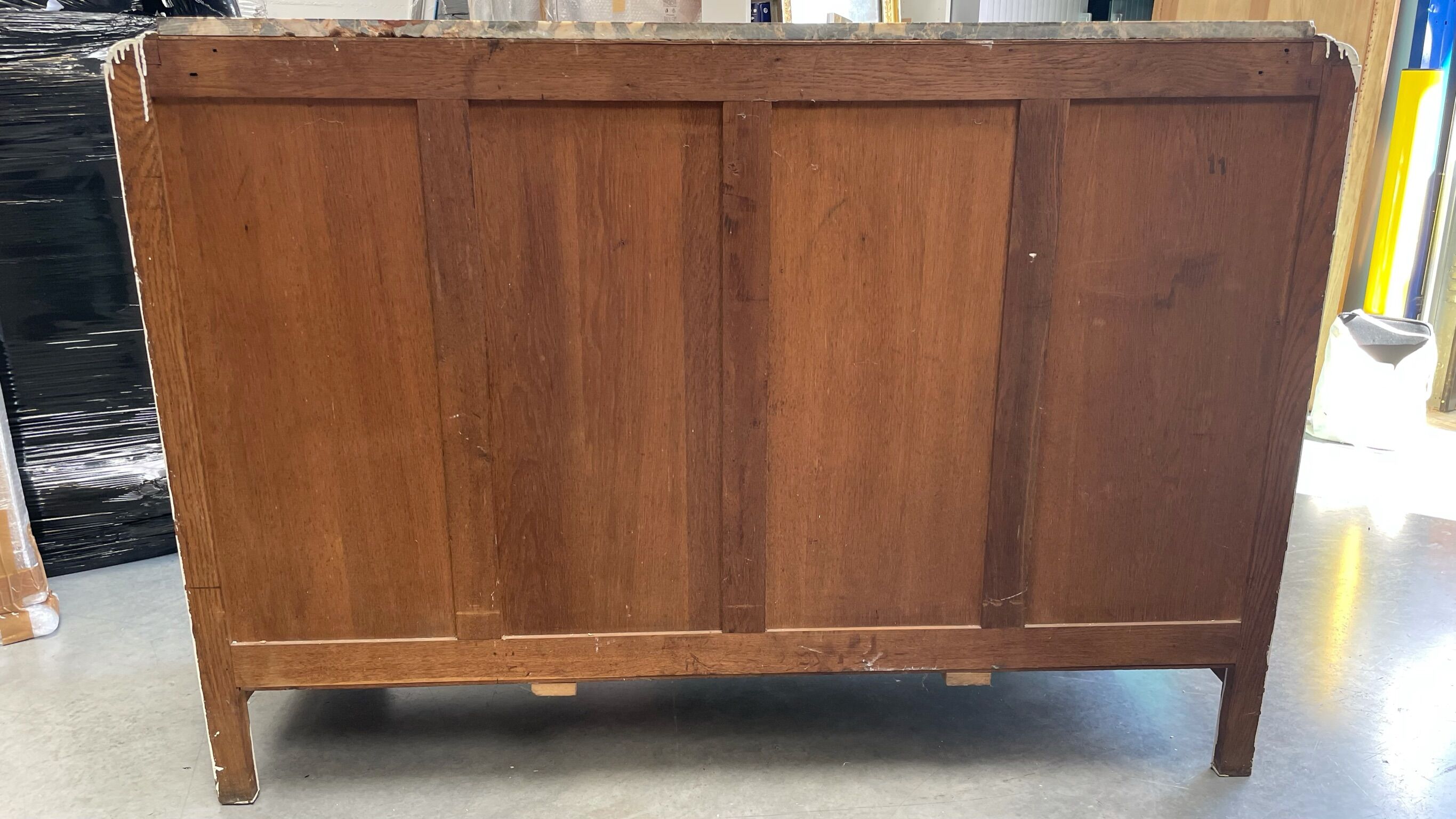 White wooden sideboard