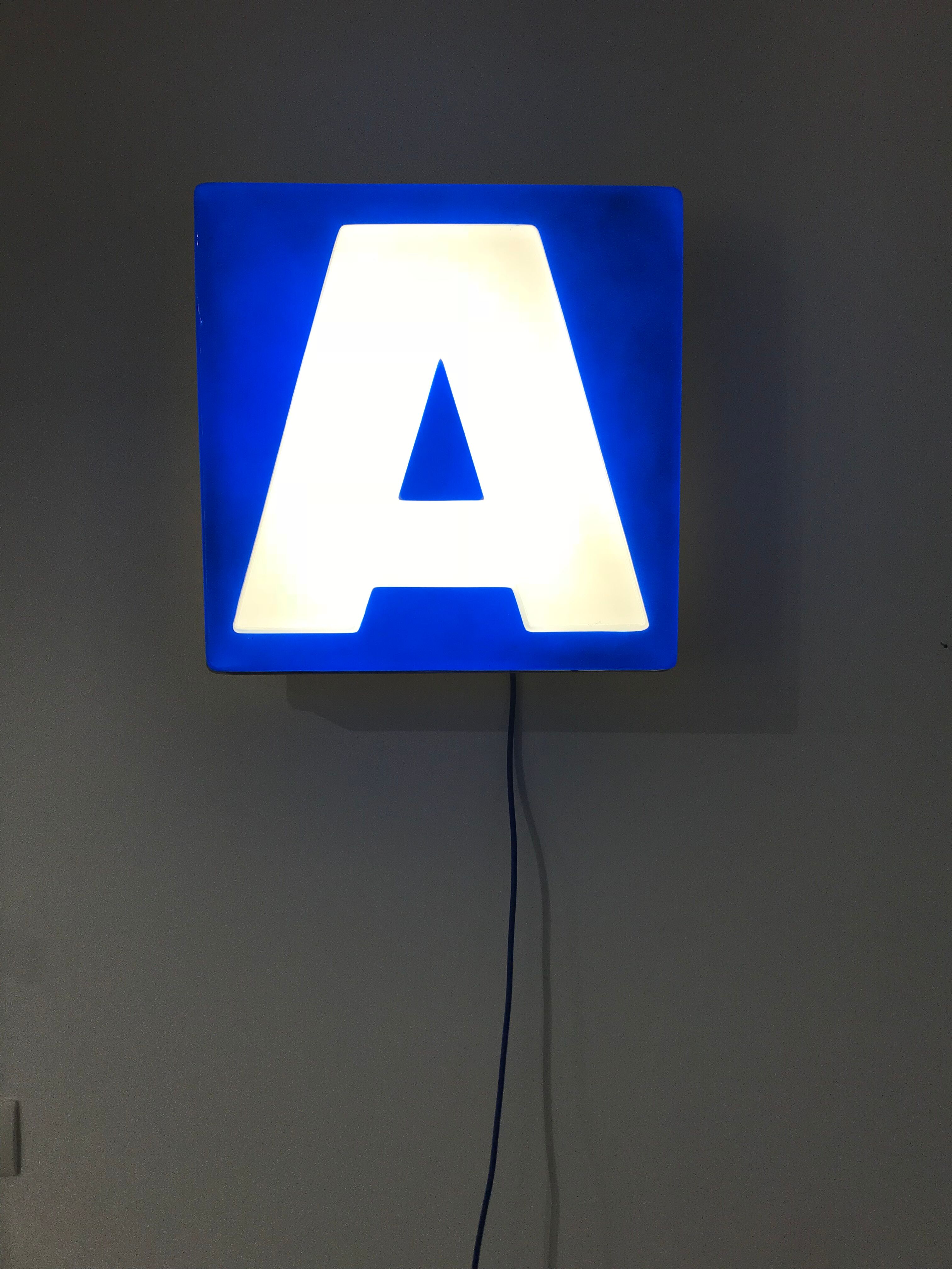 Letter signs bright