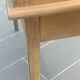 Antique solid oak desk with steps – 5 drawers