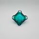 Murano Sommerso bowl - Flavio Poli - Sapphire Blue & Emerald