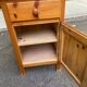 Commode vintage en bois massif des années 80