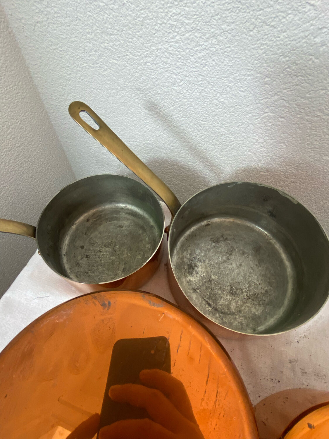 Copper pans