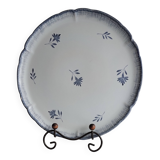 grande assiette plate Niderviller plat rond.