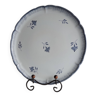 grande assiette plate Niderviller plat rond.