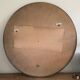 Round mirror, diameter 90 cm, mounted on MDF panel, black tinted frame