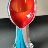 Arum Flower/Jack in the Pulpit Vase. Made of Murano blown glass. Height 20 cm