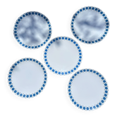 Set of 5 vintage flat plates by Hans-Theo Baumann for Thomas Germany.