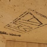 80s travertine coffee table