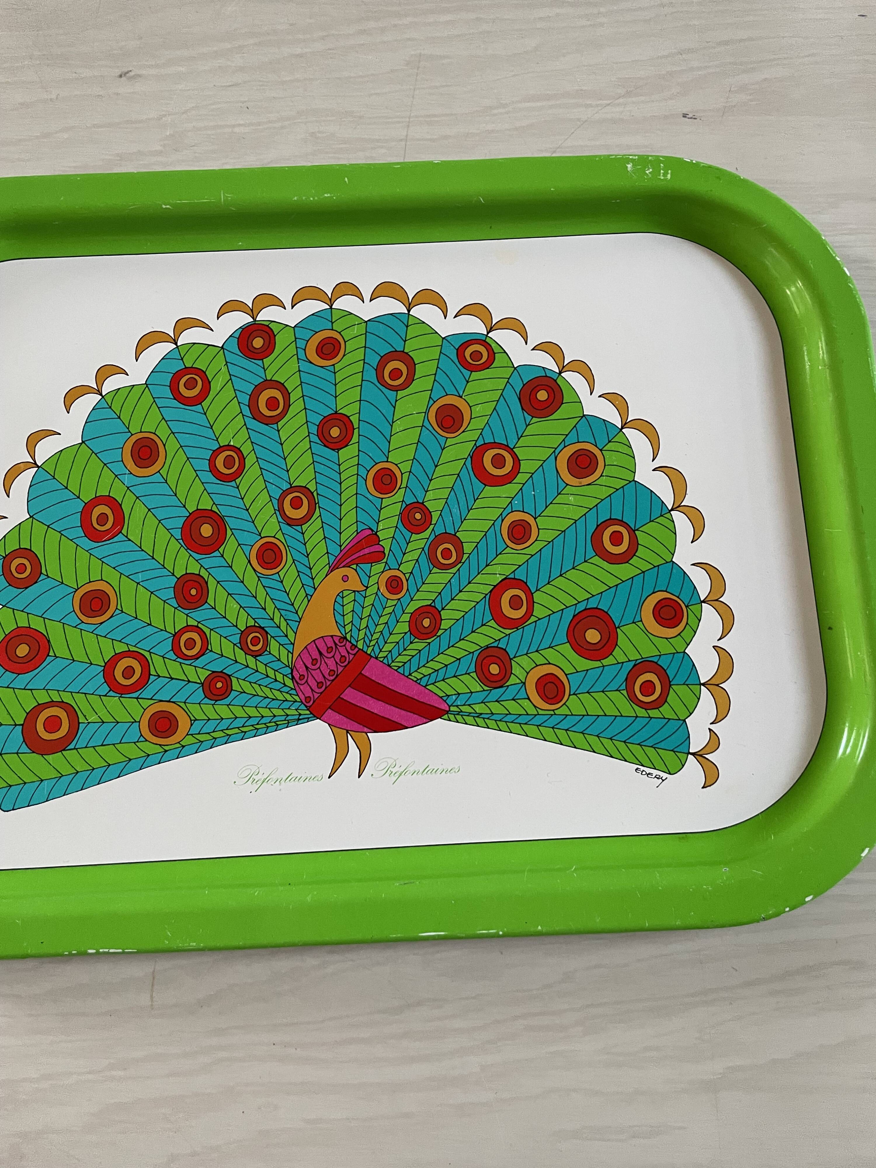 Vintage metal tray