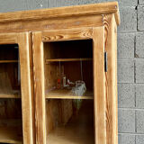 Antique pharmacy display case