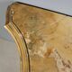Antique console in carved gilded wood and marble, Italy, 19th century.