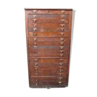 Furniture business multi-tiroirs oak vintage 50