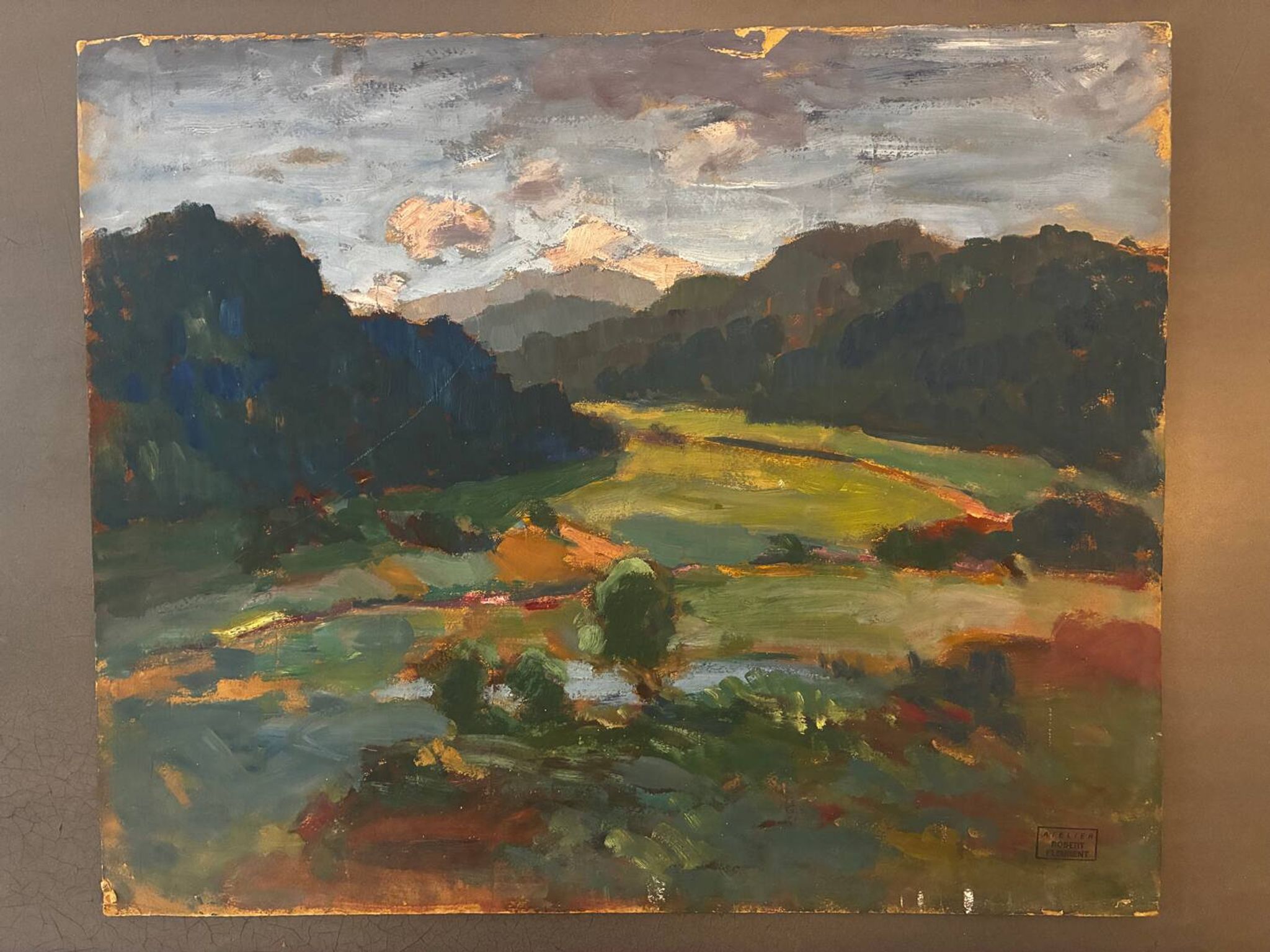 La montagne Sainte Victoire, Robert Fleurent, années 50