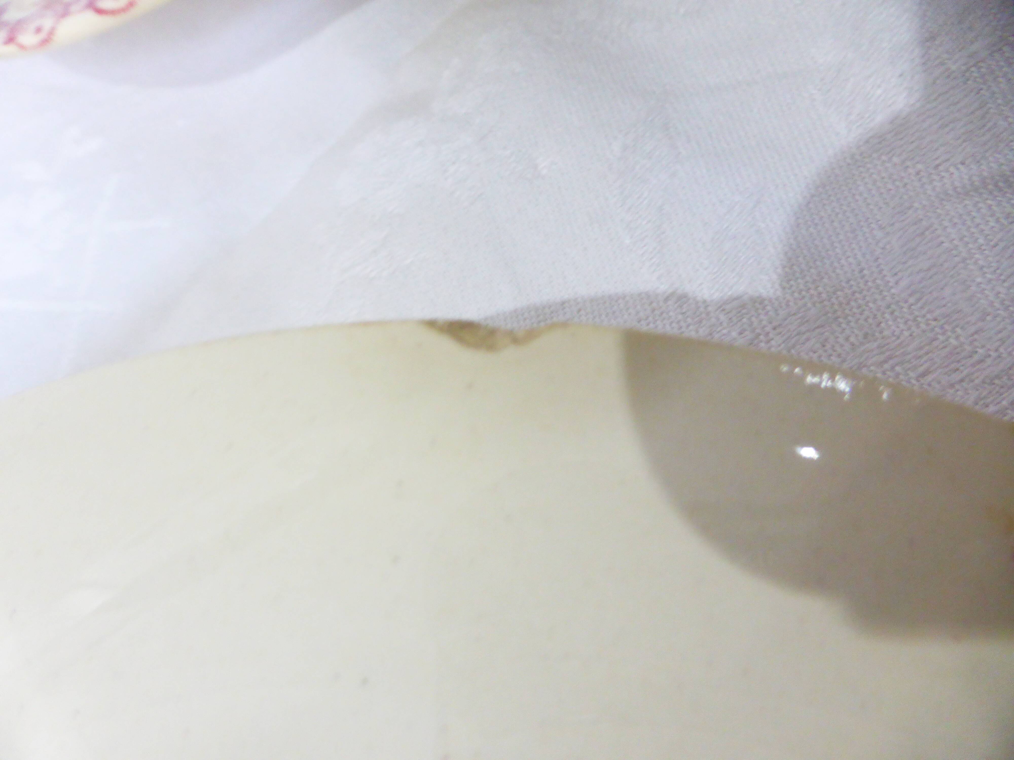 5 hollow plates in Gien iron earth model Thistles