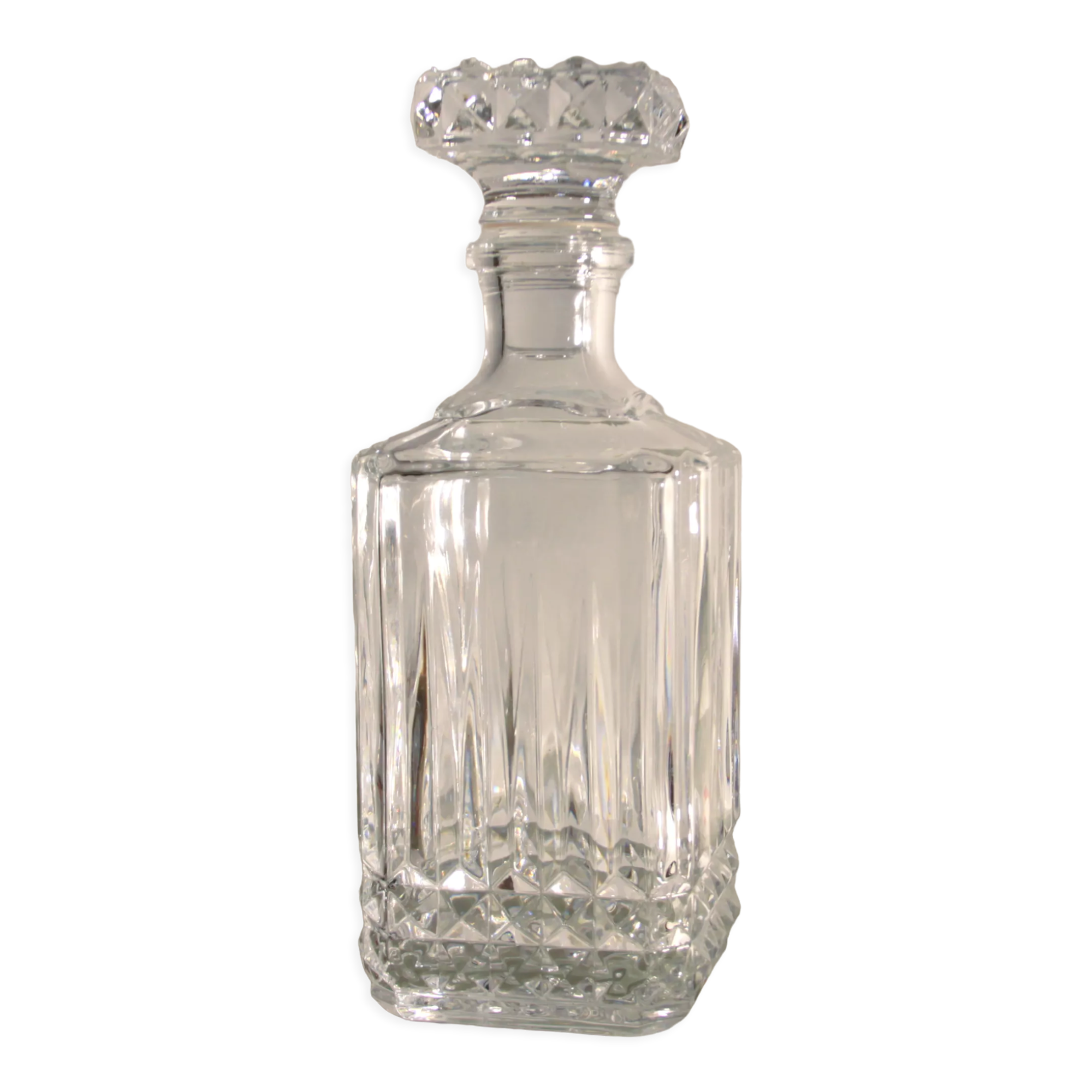 Vintage cut crital whisky decanter tableware