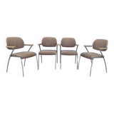 Set of four golf dining chairs designed by Franceso Zaccone, Germany, 1970s