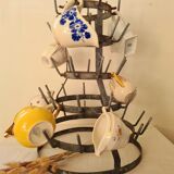 Antique bottle hedgehog