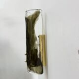 Mid-century glass wall lamp sconce J.T. Kalmar, 1970s, Germany