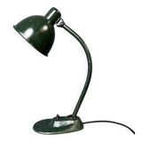 Dark green Bauhaus desk lamp