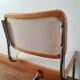 Chaise b32 Marcel Breuer en tissu bouclette fine