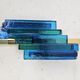 Set of wall lamps in rare blue colour by Svend Aage Holm Sorensen for Hazel & Teudt