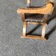 Armchair called Dagobert in wood and leather