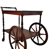 Former service with large wooden wheels