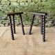 Paire de tabourets vintage