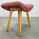 Pair of mid-century maple stools from the 1960s, Czechoslovakia.