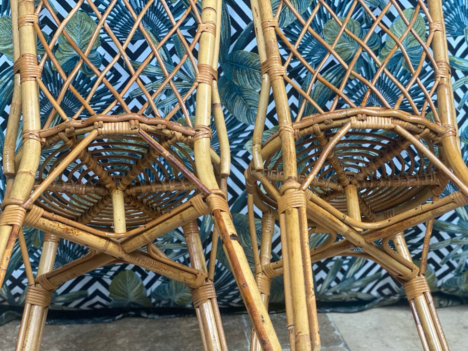 Vintage rattan chairs