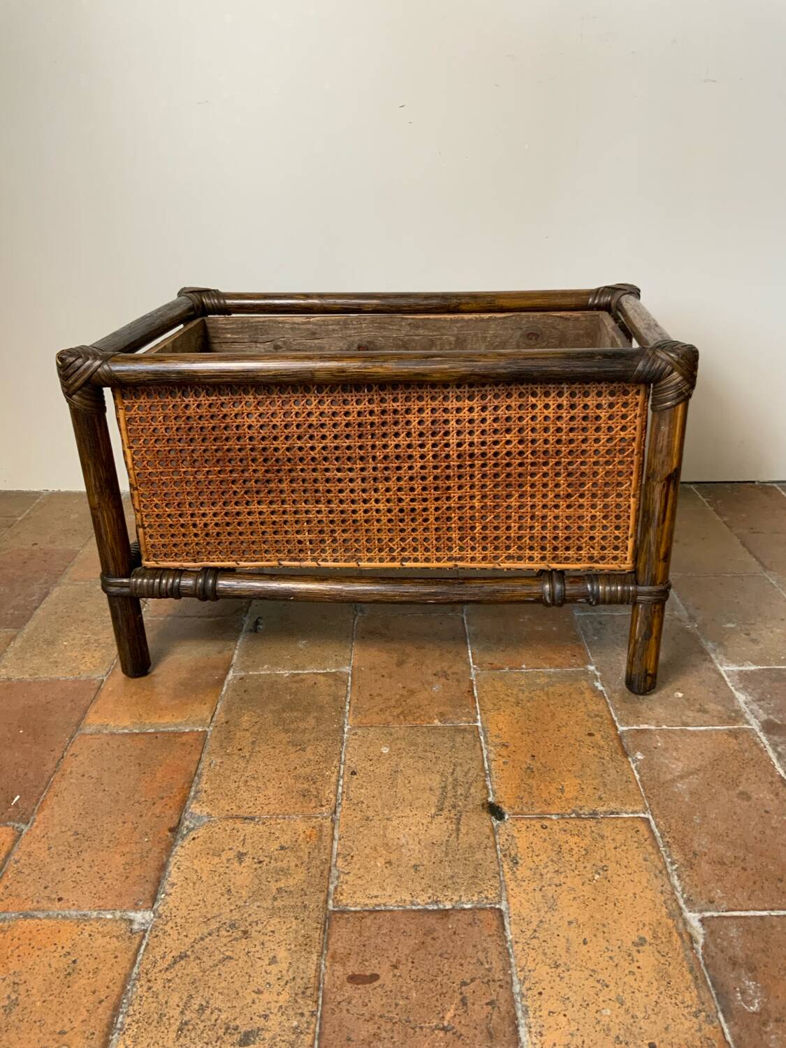 Bamboo and cane planter