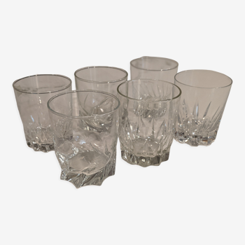 Set de verres à eau où à spiritueux vintage