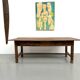 French farmhouse table in solid walnut, circa 1920