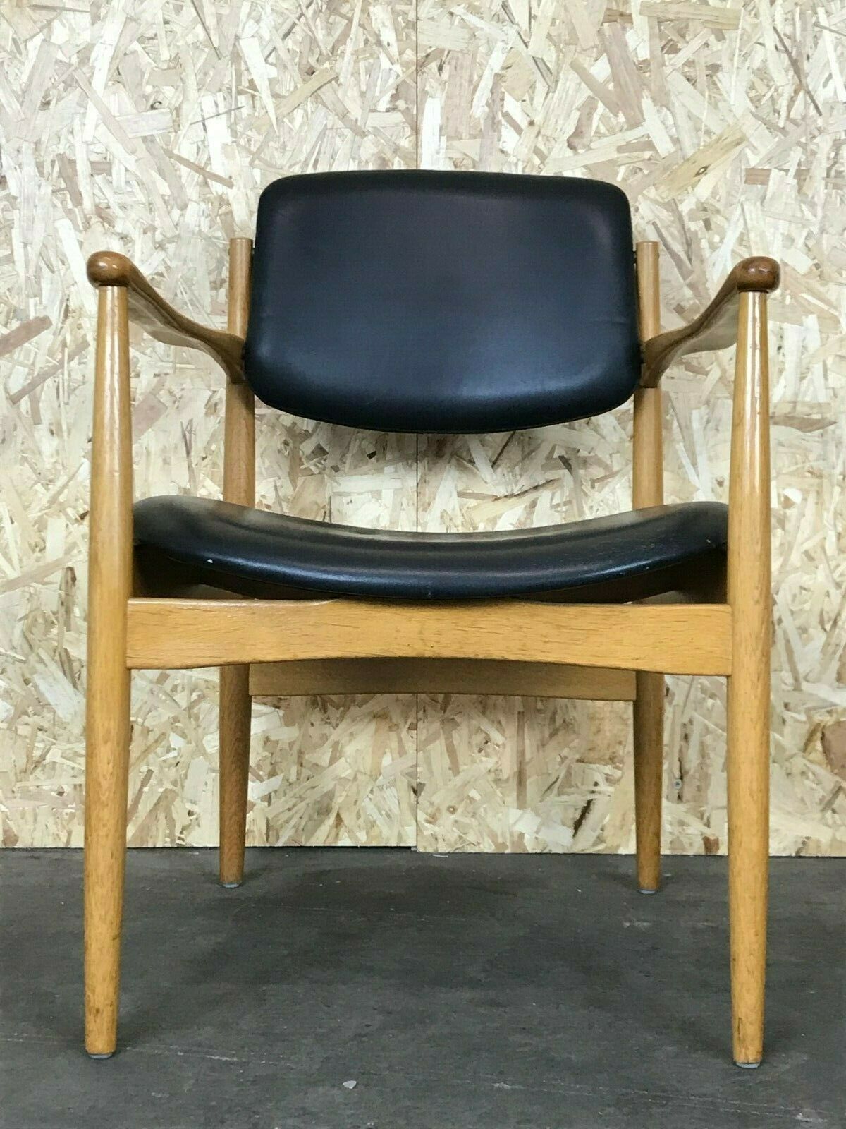 Danish armchair oak Eiche Denmark 60s