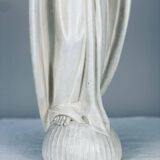 Statue of the Sacred Heart of Jesus signed Guelfi Maucci in marble powder