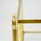 Vintage Coffee Table in Massive Brass and 70s Glass