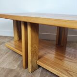 Elm coffee table, 1980